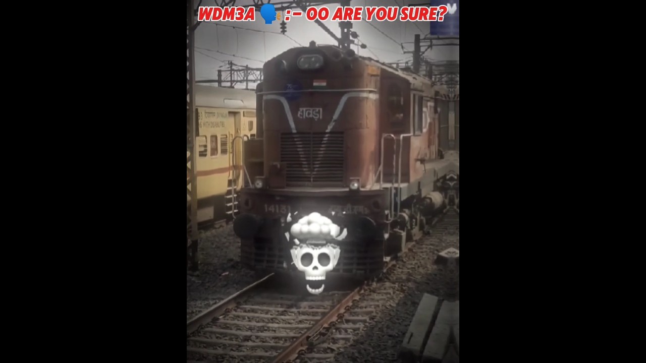 WAP5 vs WDM3A 😈 | Electric Speed vs Diesel Power | Indian Railways Clash! #indianrailways #train