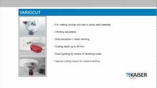 VARIOCUT universal hole cutter