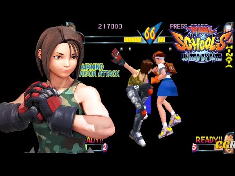 Akira Kazama - Rival Schools | Gameplay | PS1