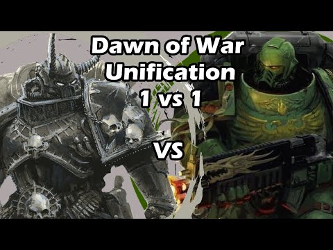 Dawn of War Unification: 1 vs 1 Salamanders (Kyle) vs Chaos Space Marines (TheHappening)