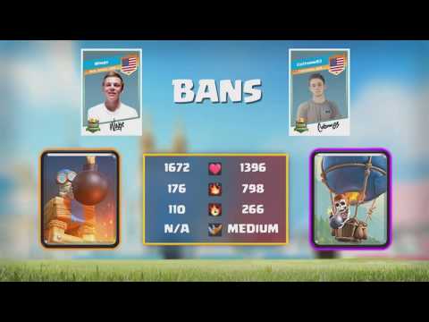 Coltonw83 vs Wings - 2017 Clash Royale Crown Championship NA [Week One] [HD]