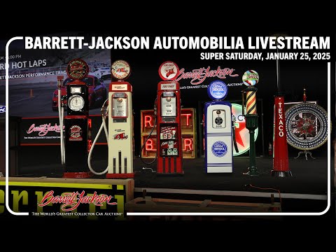 Scottsdale Super Saturday Automobilia Auction Livestream Replay - JAN 25, 2025 SCOTTSDALE AUCTION