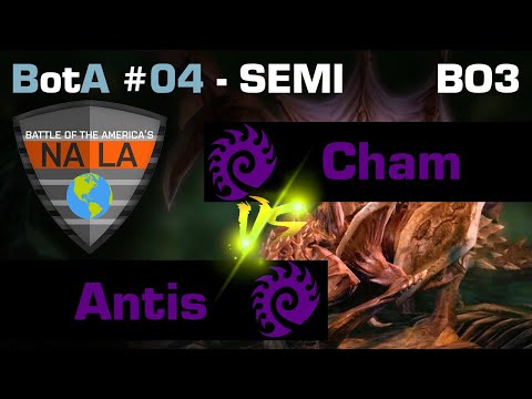 StarCraft 2 - Cham vs Antis (ZvZ) BO3 - SEMI - Battle of the Americas #04 [PT-BR]