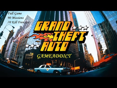 GRAND THEFT AUTO 1 - 1997 : Full Game - All 90 Missions And 70 Kill Frenzies