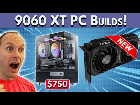 1440P Is CHEAP! 🛑 RX 9060 XT PC Builds! $750 / $900 / $1000 PC Build