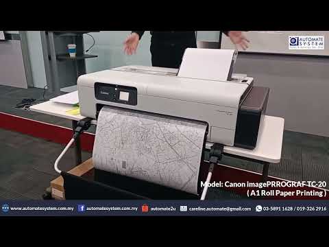 Canon imagePROGRAF TC-20 Large-Format Desktop Printer Workshop Overview