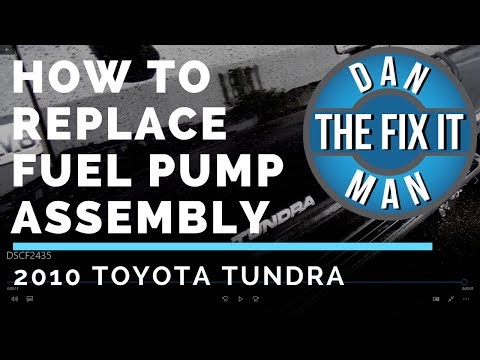 2010 TOYOTA TUNDRA - REPLACING THE FUEL PUMP ASSEMBLY