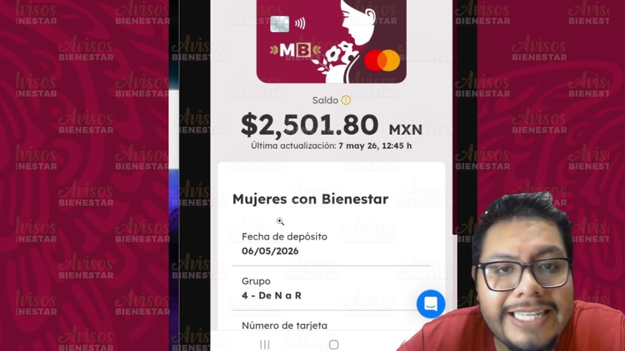 ¡MUJERES CON BIENESTAR! hoy 7 de mayo sigue el pago de los 2 mil 500 pesos en mayo 2026