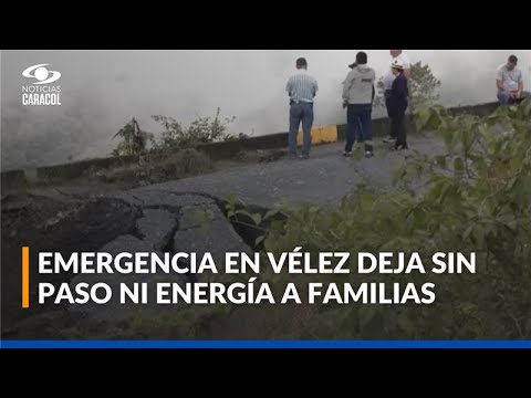 Siete días de emergencia en Vélez: falla geológica afecta movilidad y energía en Santander