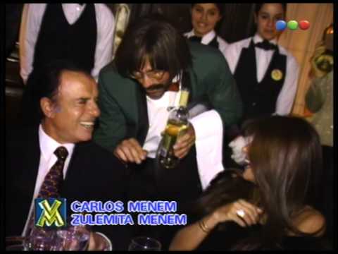 Figuretti, Cena Fundación Conciencia, Menem – Videomatch 99