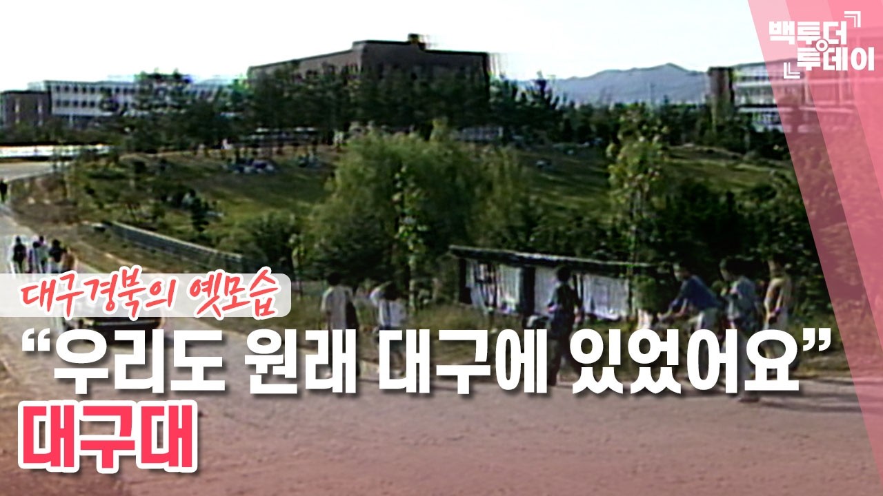 [백투더투데이] 더 스쿨㊺ 대구대 - 뉴스 썸네일 이미지