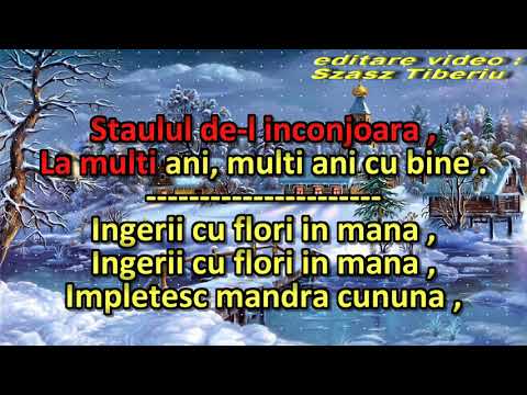 Colind - Deschide usa crestine, karaoke