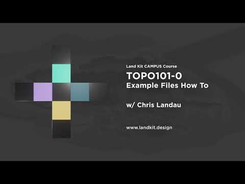 TOPO101 Example Files How To