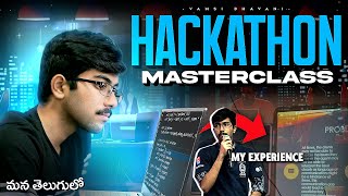 Hackathon for beginners | How to participate in Hackathon | Telugu | Vamsi Bhavani