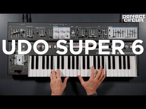 UDO Audio Super 6 12-Voice Polyphonic Binaural Analog-Hybrid Synthesizer - Limited Edition White image 10