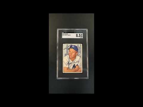1952 Bowman Mickey Mantle #101 SGC 8.5 NM-MT+