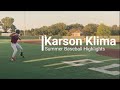 Karson Klima 2021 Summer Baseball Highlights