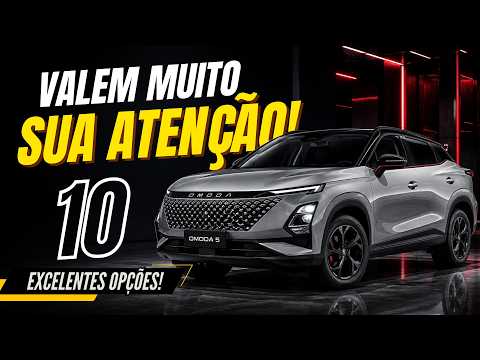 🔥 10 MELHORES CARROS NOVOS que REALMENTE VALEM A PENA em 2026!! Qual Deles é Seu CARRO IDEAL??