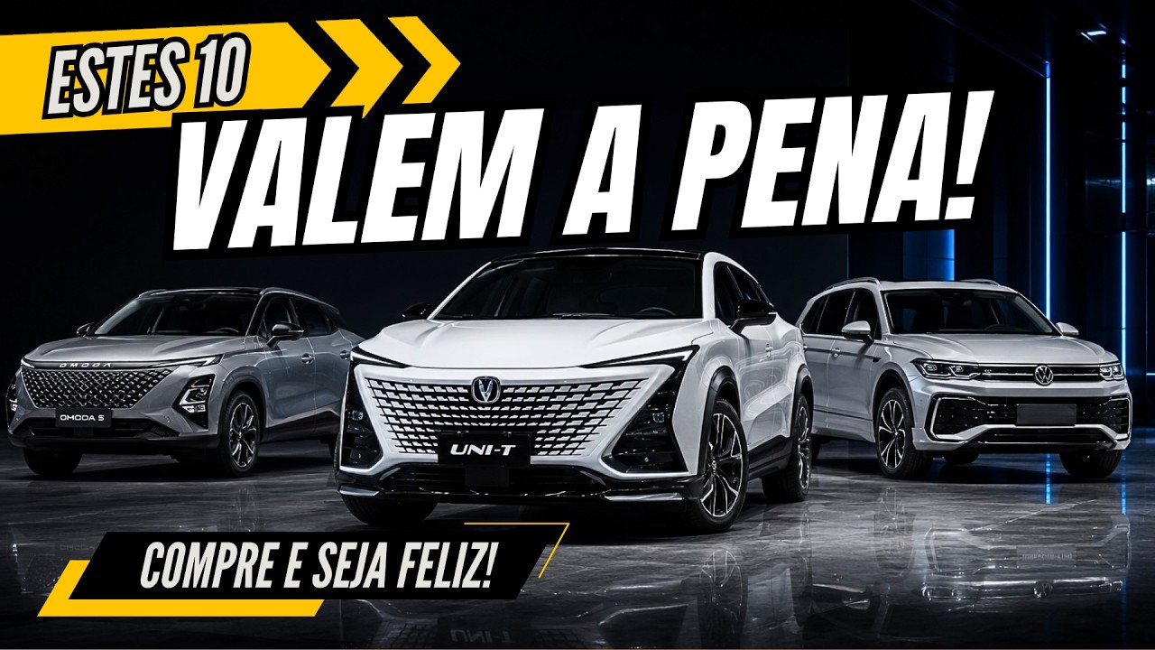🔥 TOP 10 MELHORES 0KM que REALMENTE VALEM A PENA Comprar em 2026!! 🔥