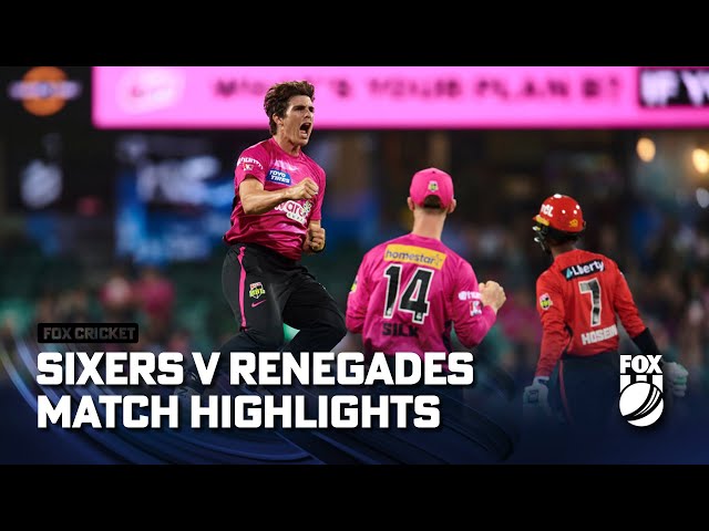 Sydney Sixers vs Melbourne Renegades – Match Highlights | 28/12/22 | FOX Cricket