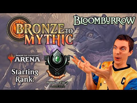 💿 Bronze To Mythic: Episode 9 - Starting Rank: Platinum 2 - MTG Arena: 🐰 Bloomburrow Draft 🐰