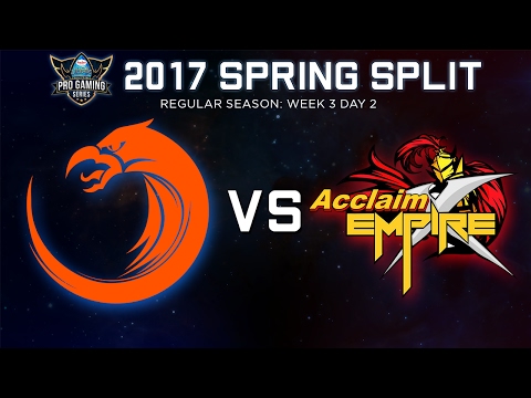 Pro Gaming Series 2017 Spring Split Week 3 Day 2 - TNC vs AEX