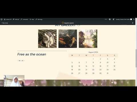 Demo Video ( Website Personal Blog )