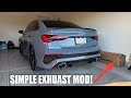 2024 8Y Audi RS3 Unitronic Midpipes Sound Revs Flyby Cold Start