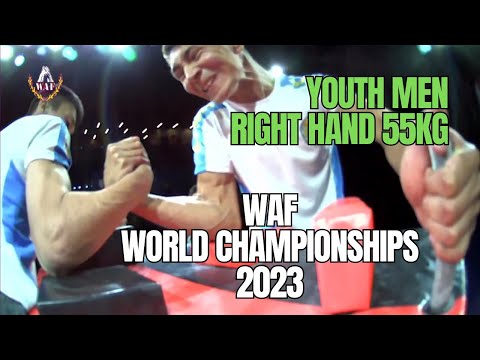 2023 WAF 55 KG RIGHT HAND YOUTH MEN ALL MATCHES
