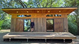 Inside the 600 sq ft Prefab Home Finished in California!!