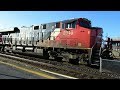 CREEPING CN TRAIN AT DORVAL STATION IN MONTREAL 3 15 20