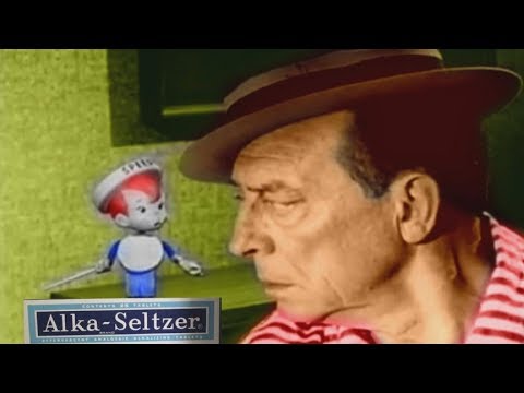 CLASSIC TV COMMERCIALS - Alka-Seltzer 1958 - w/Buster Keaton and Dick Beals