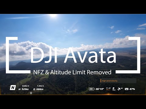 DJI Avata NFZ and Altitude Removal - Flight over 500m!