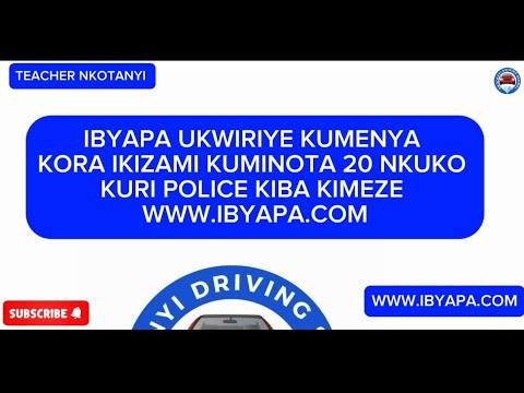 AMATEGEKO Y’UMUHANDA🚨🚔🚨IBYAPA BYO MUMUHANDA🚨🚔🚨UKWIYE KUMENYA KORA TEST KURI WWW.IBYAPA.COM NI KALIBU