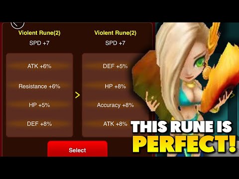 Crafting the PERFECT Rune for SEARA! (Summoners War)