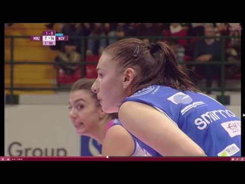 Saugella Team Monza vs Igor Gorgonzola Novara 03/12/2016 (2/3/4 SET)