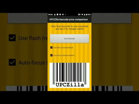 UPCZilla barcode price finder