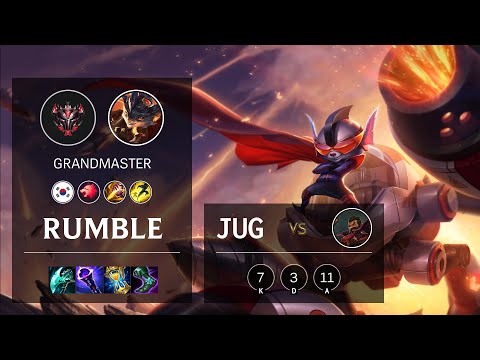Rumble Jungle vs Graves - KR Grandmaster Patch 10.25