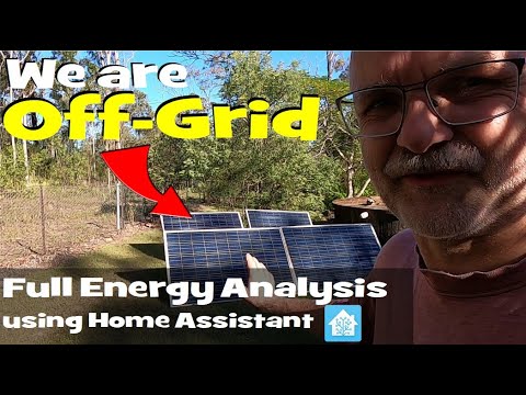 Finally Off-Grid!! Look at this energy consumption and production in Winter!