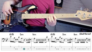 Bob Marley - I Shot the Sheriff (Bass cover) (Play along TABS + pdf)