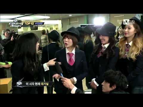 SNSD - Entrevista Backstage @M!Countdown [06.03.14] Sub Esp
