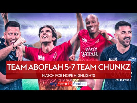 Hazard, Drogba, Kaka and Villa shine! 🤩 | Team Aboflah 5-7 Team Chunkz | Match 4 Hope Highlights