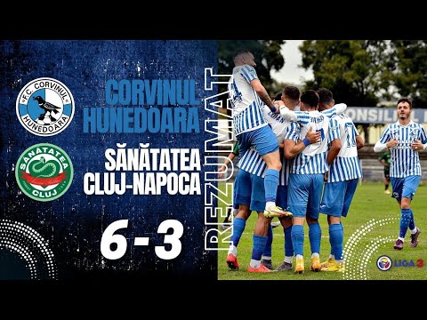REZUMAT | Corvinul 1921 Hunedoara - Sănătatea Cluj, 6-3