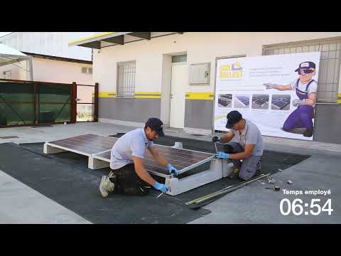 Support photovoltaïque Est-Ouest - Ballast Standard 0 à 30°_5