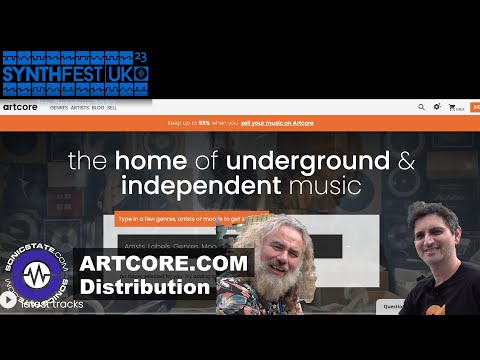 Synthfest UK 23: Artcore.com -Bandcamp Alternative?