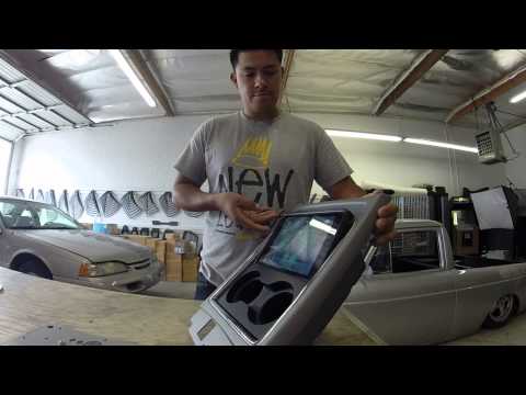 Ford Super Duty Center Console Ipad Mini Mount built by Rafa from Rafa specialties