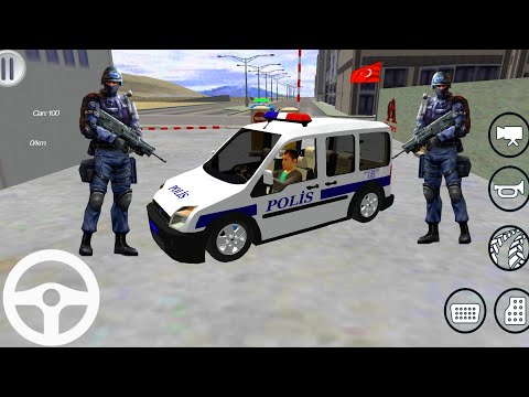 ford transit connect police van driving simulator -  android gameplay