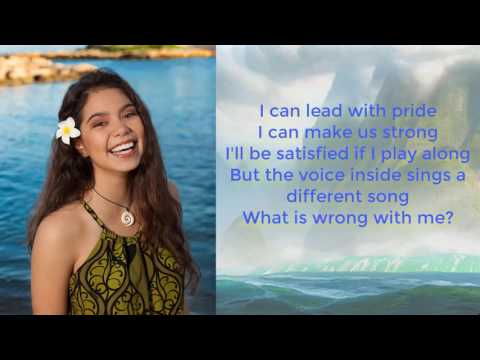 Auli'i Cravalho - How Far I'll Go (Lyrics Video) - Moana Lyrics