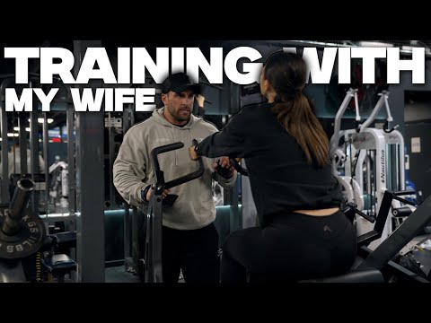Training with... MY WIFE (in a completely different gym) & getting my blood work done.