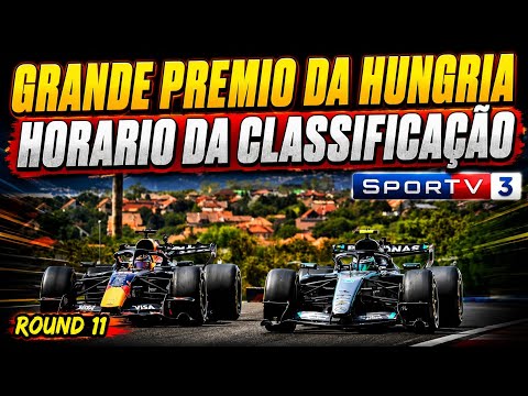 F1 2026 - GP DA HUNGRIA - CLASSIFICAÇÃO - HORARIO DA TRANSMISSÃO E COMO ASSISTIR